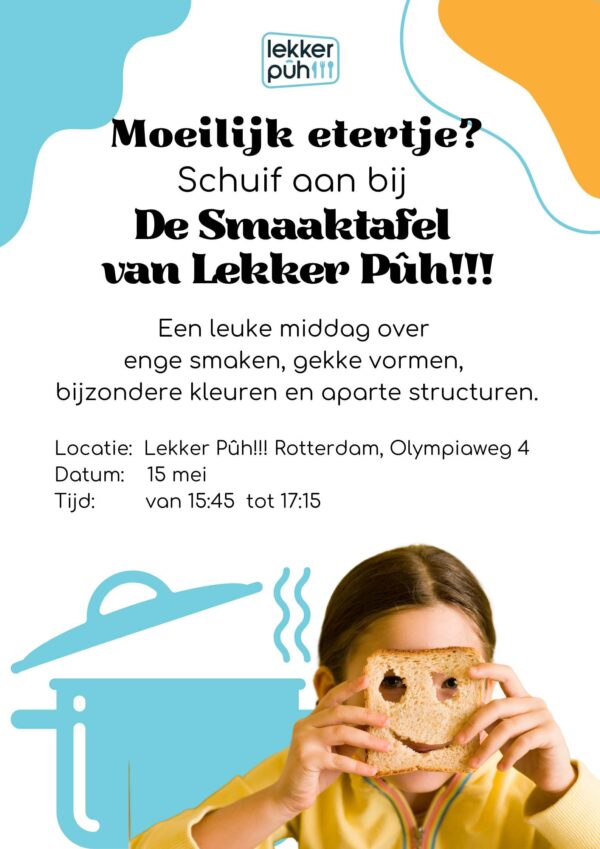 De Smaaktafel | Workshop voor kritische eters en hun ouders